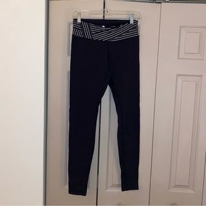 Lululemon Wonder Under Reversible Women's Leggings With B+W Design Size 6